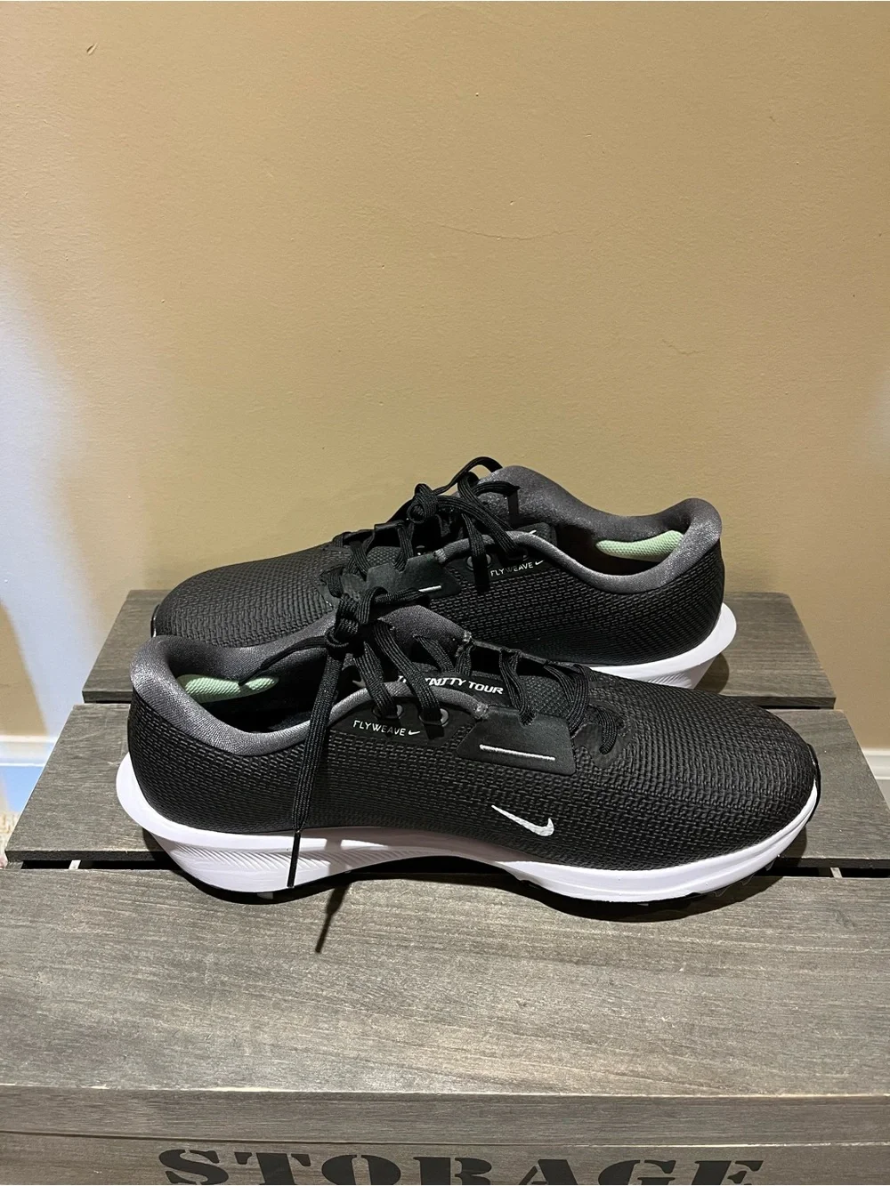 Nike Air Zoom Infinity Tour Next% 2 Golf Shoes/Blk/Wht-Sz Mn 10/Wm 11.5 NWOB